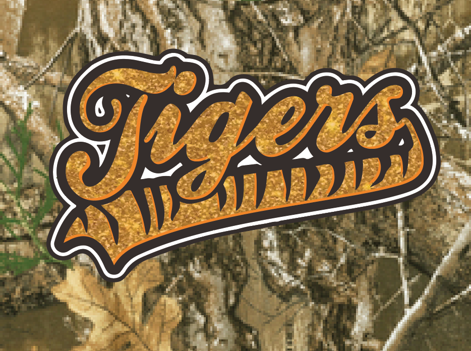 NHS PTA "Glitter" Design S/S T-shirt (realtree)