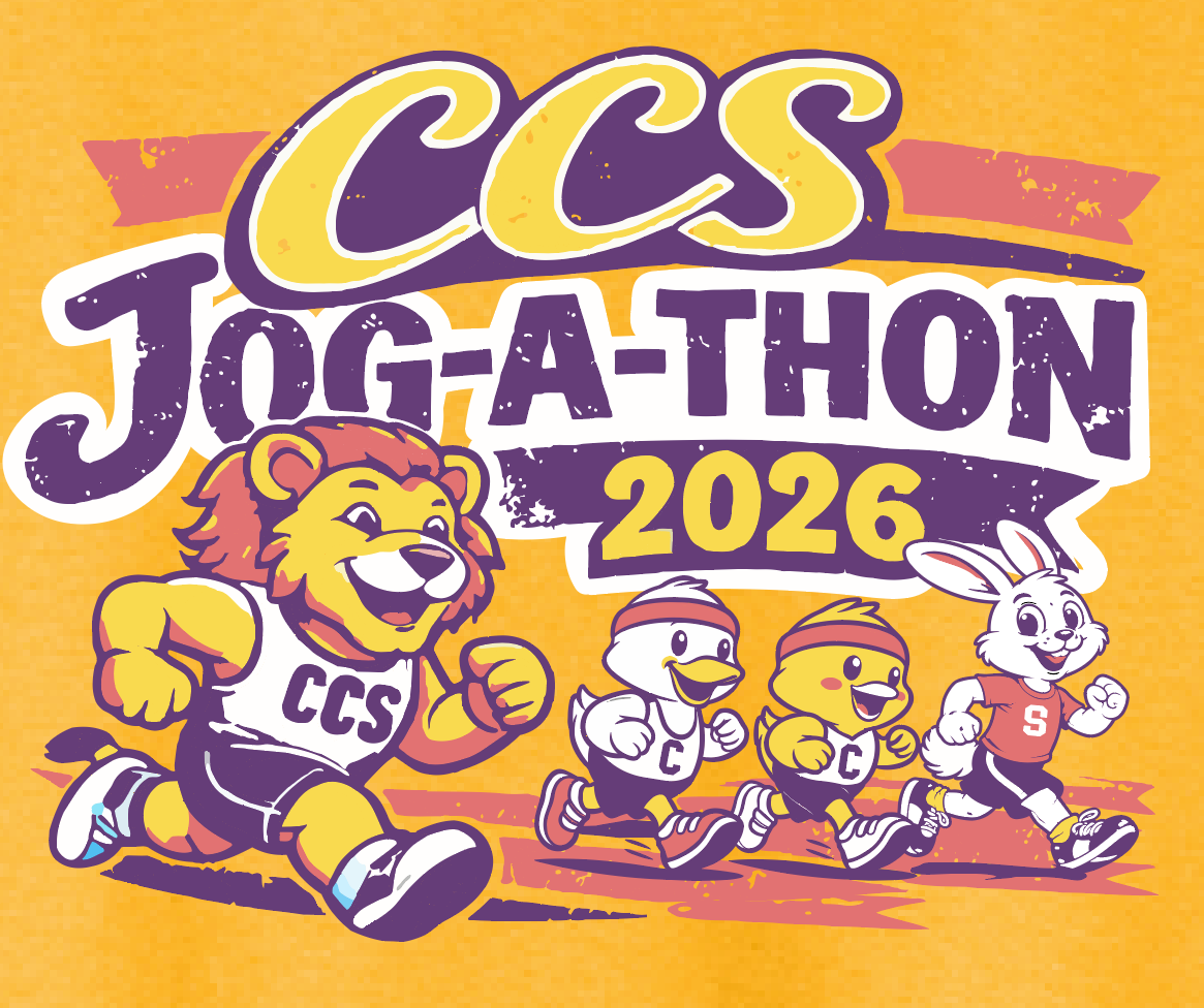 CCS PTSF Jog-a-thon "Lion" Design S/S T-shirt (gold)