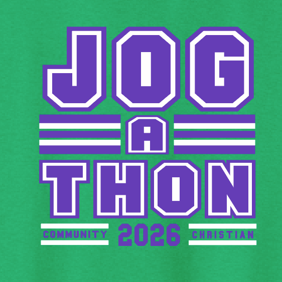 CCS PTSF Jog-a-thon "Block" Design S/S T-shirt (green)