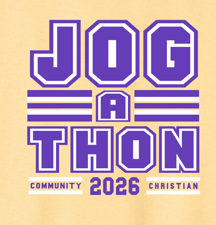 CCS PTSF Jog-a-thon "Block" Design S/S T-shirt (yellow)