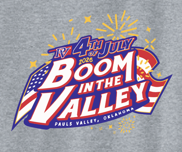 Pauls Valley "4th of July" Design S/S T-shirt (heather)