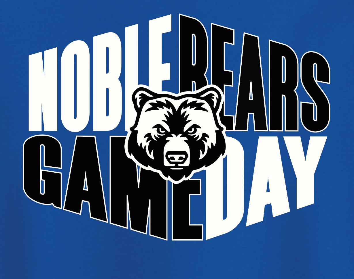Noble Cheer Game Day "Bear" Design Hooded Sweatshirt