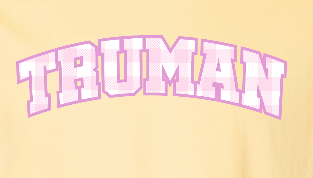 Truman "Gingham" Design Gildan S/S T-shirt (yellow)
