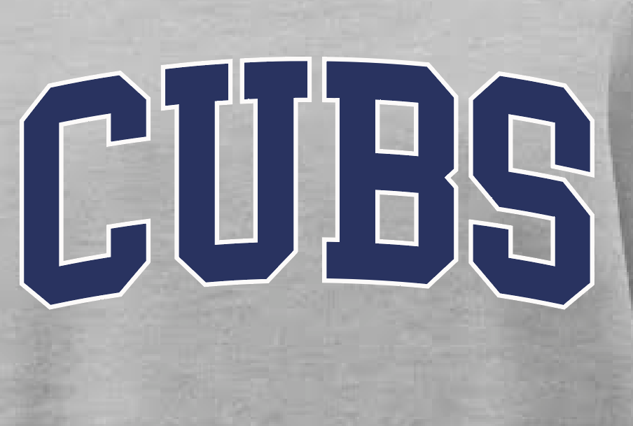 Cleveland "CUBS" Design Mock Neck Sweatshirt (women's)