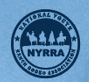 NYRRA "Cross" Design Hooded Sweatshirt (blue)