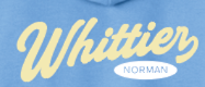 Whittier “Yellow Whittier” Design Gildan Hooded Sweatshirt (youth)
