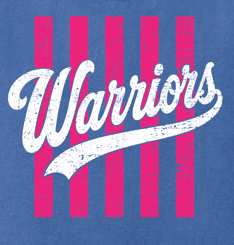 Washington (OK) PTO "Stripes" Design Comfort Colors S/S T-shirt (flo blue)