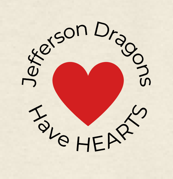 Jefferson "Heart" Comfort Colors S/S T-shirt