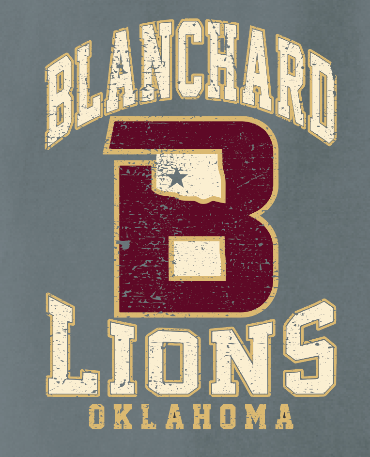 Blanchard PTO Big Logo" Design Comfort Colors S/S T-shirt
