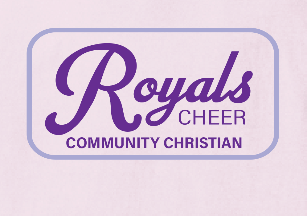 CCS Cheer "Script on Box" Design Comfort Colors S/S T-shirt (blossom)