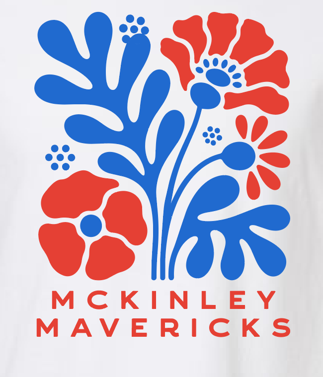 McKinley "Flower Power" Design Comfort Colors S/S T-shirt (white)