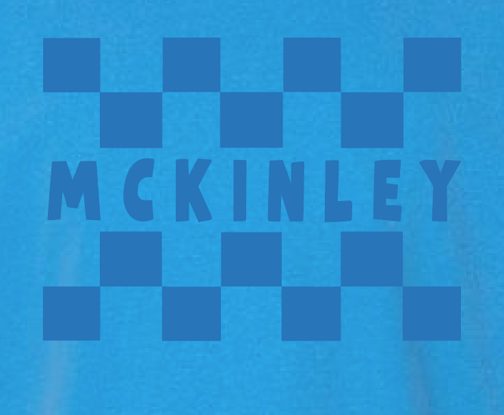 McKinley "Checks" Design Comfort Colors S/S T-shirt (blue)