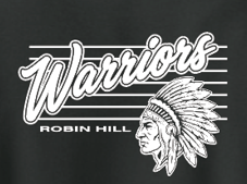 Robin Hill "Warriors" Design Softstyle S/S T-shirt (black)