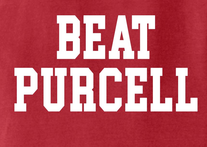 Washington Football "Beat Purcell" Comfort Colors S/S T-shirt (red)