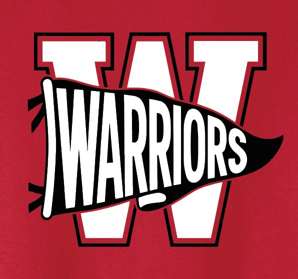 Washington High "Pennant" Design Crewneck Sweatshirt