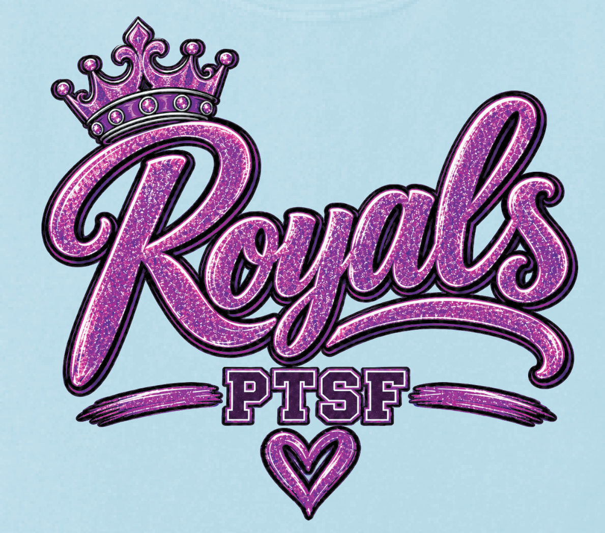 CCS PTSF/Fall Festival "Glitter" Design Comfort Colors S/S T-shirt (chambray)