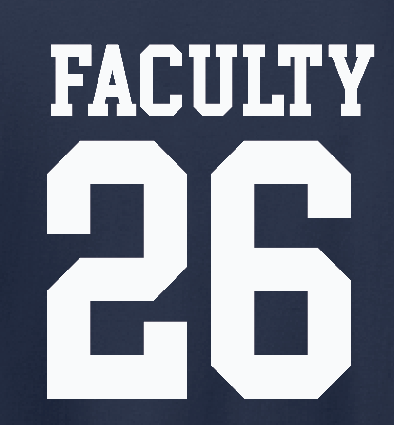 Heritage Hall Faculty Vs 4th Grade Flag Football "Faculty" Design S/S T-shirt