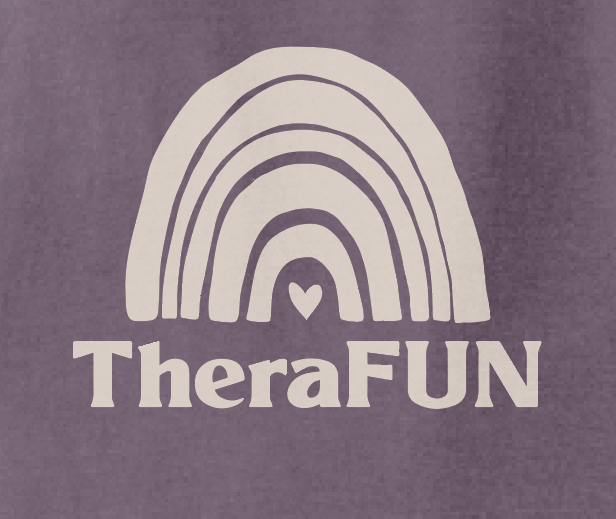 TheraFun "Logo" Design S/S Comfort Colors T-shirt (dusk)(1c)
