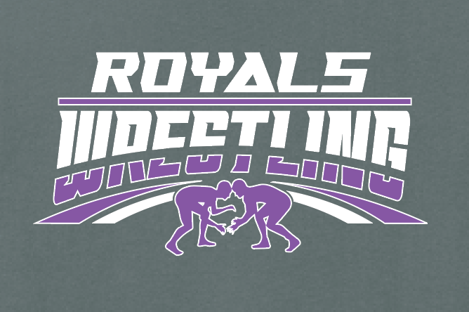 CCS Wrestling "Wrestlers" Design Gildan L/S T-shirt (graphite heather)