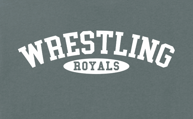 CCS Wrestling "Simple" Design Dri-fit L/S T-shirt with Hood (graphite)