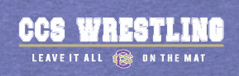CCS Wrestling "Leave it on the Mat" Design Dri-fit S/S T-shirt (purple heather)