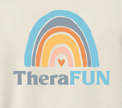 TheraFun "Logo" Design Soft Sponge Fleece Unisex Sweatshirt (dust)(reg)