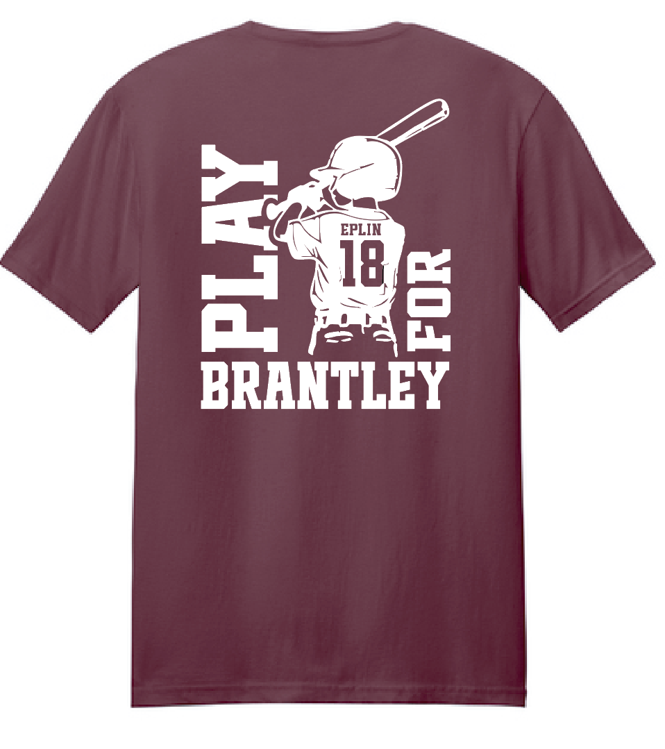 Team Brantley (Option 1) Softstyle S/S T-shirt (maroon)