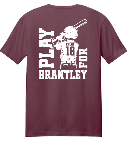 Team Brantley (Option 1) Softstyle S/S T-shirt (maroon)