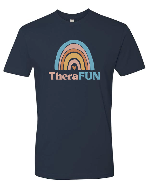 TheraFun "Logo" Design S/S T-shirt (navy)