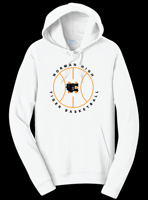 NHS Basketball "Logo Ball" Design Hooded Sweatshirt