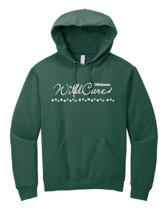 Wildcare Oklahoma "Logo" Design Basic Hooded Sweatshirt (forest)