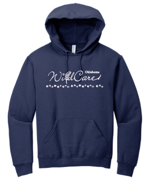 Wildcare Oklahoma "Logo" Design Basic Hooded Sweatshirt (navy)