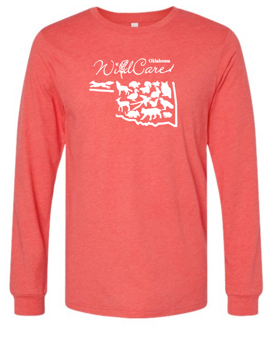 Wildcare Oklahoma "State" Design Soft L/S T-shirt