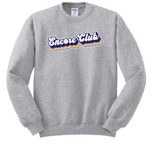 Heritage Hall "Encore Club" Design Crewneck Sweatshirt (2 color options)