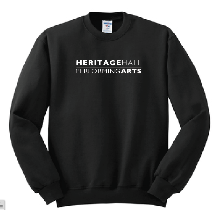 Heritage Hall "Performing Arts" Design Crewneck Sweatshirt (3 color options)