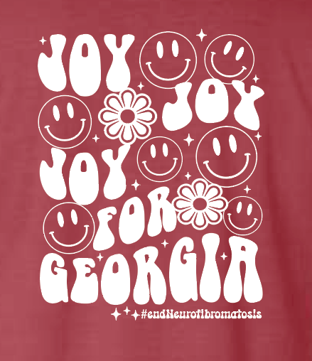 Joy for Georgia Short Sleeve T-shirt (youth)(crimson)