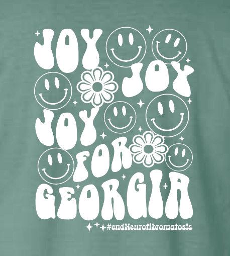 Joy for Georgia Short Sleeve T-shirt (adult)(green)