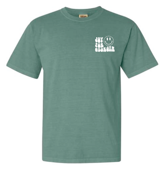 Joy for Georgia Short Sleeve T-shirt (adult)(green)