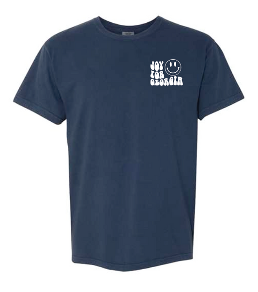 Joy for Georgia Short Sleeve T-shirt (adult)(navy)