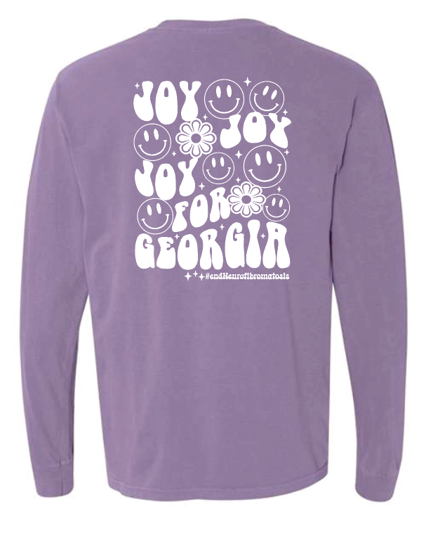 Joy for Georgia Long Sleeve T-shirt (violet)