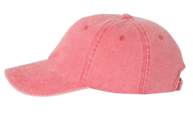 Welcome Home Adult Day Care Garment Washed Cap (red)