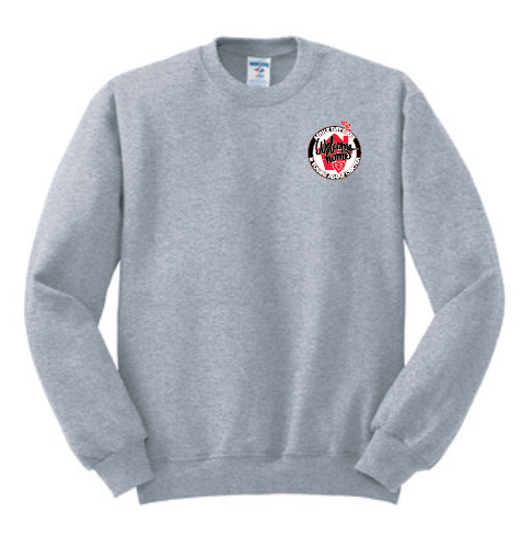 Welcome Home Adult Day Care Crewneck Sweatshirt (grey)