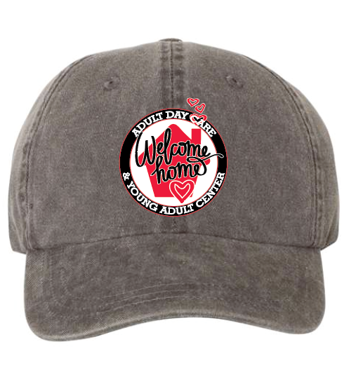 Welcome Home Adult Day Care Garment Washed Cap (black)