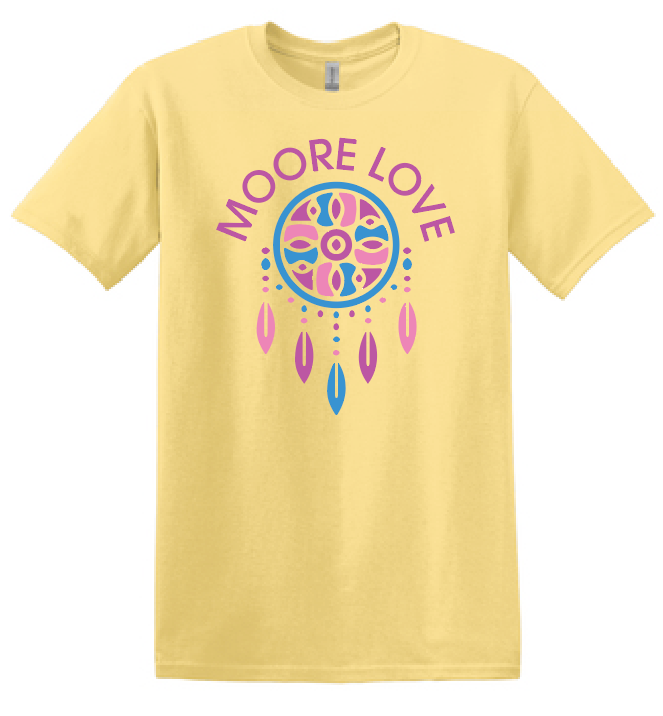 MPS Native American Ed "Moore Love" Design S/S T-shirt (yellow) (adult)