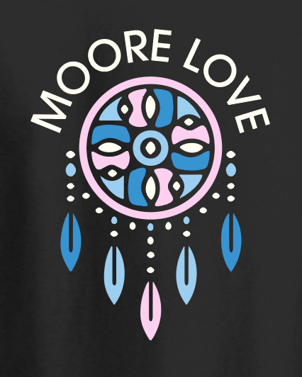 MPS Native American Ed "Moore Love" Design S/S T-shirt (black) (youth)
