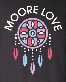 MPS Native American Ed "Moore Love" Design L/S T-shirt (black) (adult)
