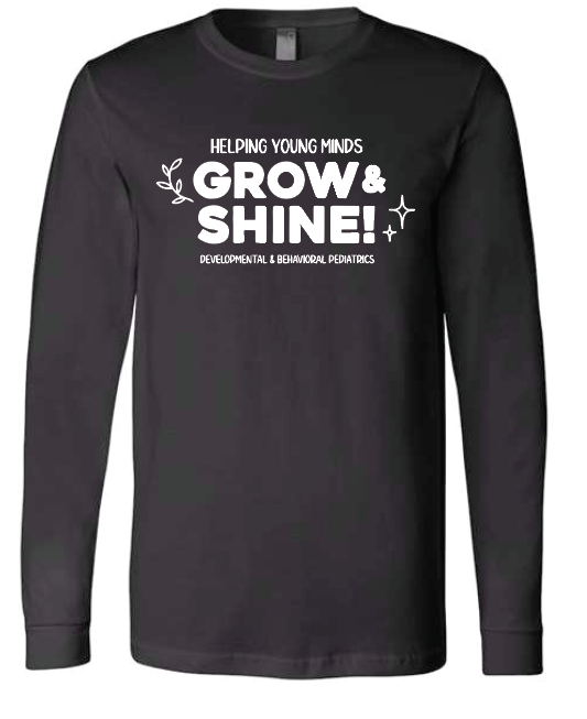 DBP "Grow & Shine" Design L/S T-shirt (black)