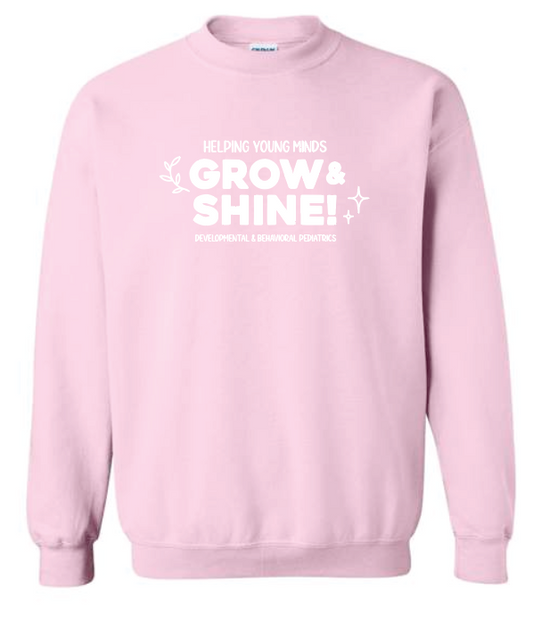 DBP "Grow & Shine" Design Crewneck Sweatshirt (pink)