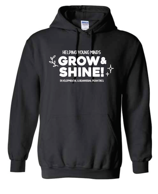 DBP "Grow & Shine" Design Hooded Sweatshirt (black)