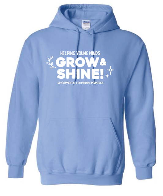 DBP "Grow & Shine" Design Hooded Sweatshirt (blue)